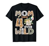 Mom of The Four Ever Wild Safari 4th Birthday Boy Matching T-Shirt