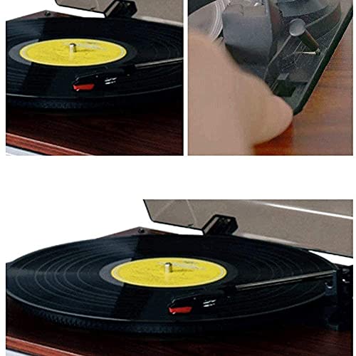 Tourne-disque vinyle rétro, boîte à musique, platine phonographe vintage avec haut-parleurs stéréo intégrés, support PC Rec - Les Beatles, Paul McCartney, John Lennon, RIngo Starr, George Harrison Tourne-disque vinyle rétro, boîte à musique, platine phonographe vintage avec haut-parleurs stéréo intégrés, support PC Rec – Image 7