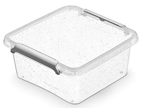 Orplast Nano-Box Boîte de rangement antibactérienne avec couvercle et fermeture à clic 0,85 l Cover