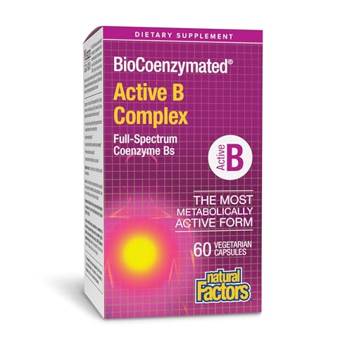 Natural Factors, BioCoenzymated Active B Complex, 60 Capsules (60 Servings)