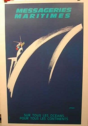 Messageries Maritimes poster 50x70 cm une idée cadeau originale pour passionnés