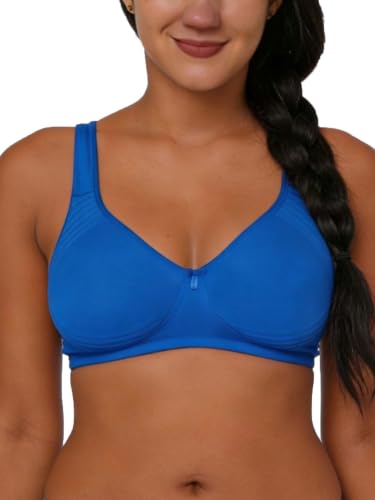 Image of Inner Sense Organic Cotton Bamboo Bra for Woman with Concentric Stitches I Full Coverage Bra for Heavy Bust with Side Support I Non Padded Innerwear with Wire-Free Design