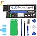 Produktbild High-Capacity Ersatzakku kompatibel mit Samsung Galaxy S6 Edge SM-G925F / EB-BG925ABE | Original GLK-Technologies Battery | accu | 2800 mAh Akku | inkl. Werkzeug Set Kit