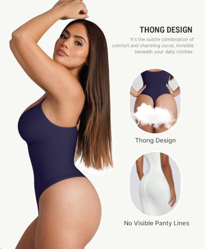 Image of FeelinGirl Shapewear Bodysuit for Women Tummy Control Body Shaper Going Out
