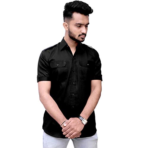 Buy REBANTA Mens Casual Shirt Half 