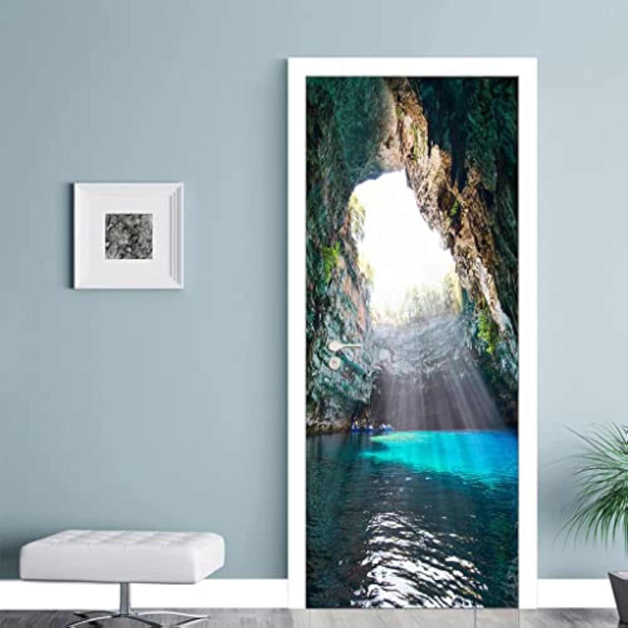 3D Door Sticker Removable Wall Sticker Wallpaper