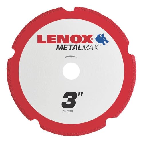 Lenox Metalmax 3 Inch Segmented Rim Diamond Cutting Wheel for Metal