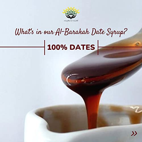Al Barakah Date Syrup 400g | Natural Sweetener for Desserts, Pancakes & Baking | No Added Sugar | Healthy & Delicious