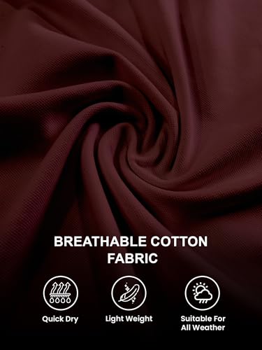 Image of XENOVAURBAN Cotton Polo t Shirt for Man | Regular Fit Solid Color Classic Cotton Polo T-Shirt with Collar for Men
