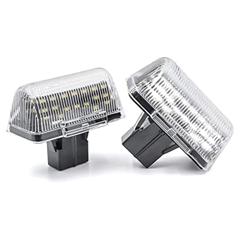 MOLEAQI 2x Fits For F-ord Transit MK6 MK7 1985-2013 For F-ord Transit Connect 2002-2013 OEM#4388111 Led Number License Plate Lights Cover