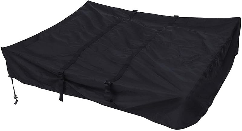 Roof Top Tent Cover RV Travel Trailer Cover 420D Oxford Cloth Cover Protection Storage Bag Roof Top Tents Camper Cover for Car Camping Black 143X120x28cm
