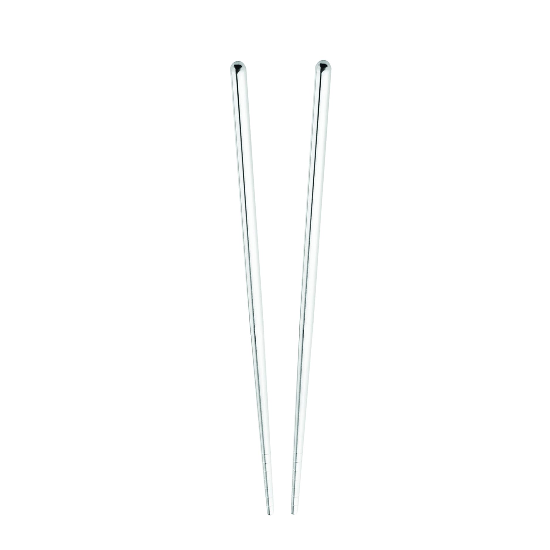 MEPRA Reusable Stainless Steel Chopsticks, Silver, 1 Pair