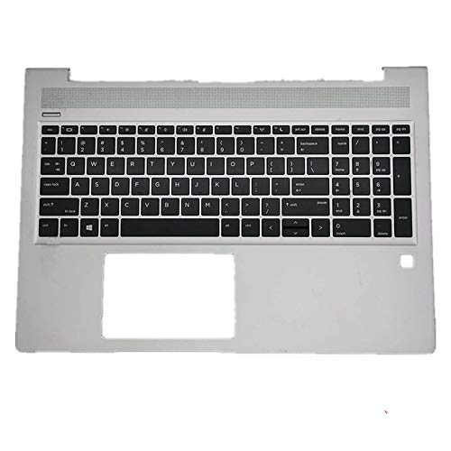 Clavier d'ordinateur portable et coque C de rechange argent pour HP ZHAN 66 Pro 15 G2