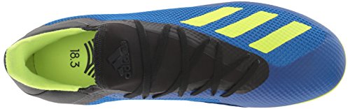 Adidas Men's X Tango 18.3 Indoor Soccer Shoe, Football Blue/Solar Yellow/Black, 13 M Us #TOP4