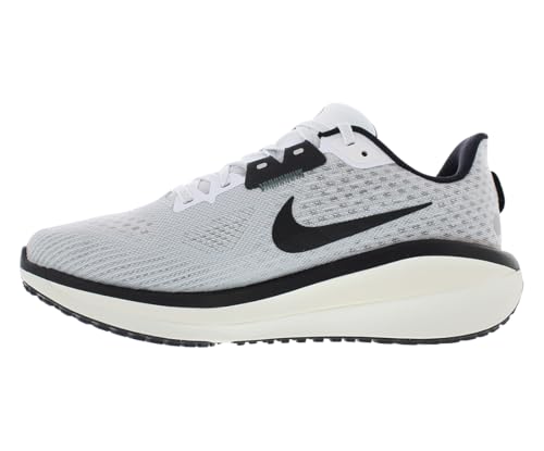 Image of Men's Nike Vomero 17 in Black /Volt-LT Smoke Grey-White