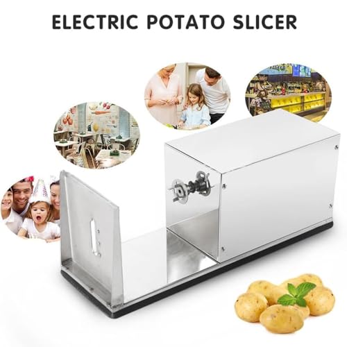 Cortadora en espiral eléctrica de acero inoxidable para papas miniatura 4