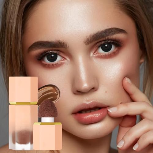 Contorno de belleza líquido, Resaltador de belleza líquido | correctora de maquillaje facial de larga duración - Cosmético iluminador de para viajes, viajes de negocios, citas y desplazamiento - imagen 3