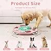 MateeyLife Interactive Dog Puzzle Toy for Smart Dogs, Mental Stimulation Dog Enrichment Toys, Treat Dispensing Dog Toys to Keep Them Busy for Small and Medium Dogs, IQ Training Puzzle Feeder (Pink) #1