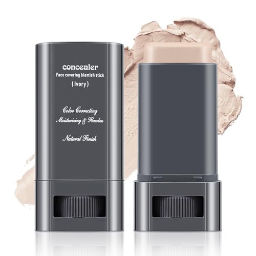 Apooliy Moisturizing Concealer Stick, Full Coverage,Light Concealer,Long-lasting Under Eye Conceal,Cover