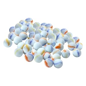 ARSUK Bunte Glasmurmeln Spielzeug Deko Kugeln