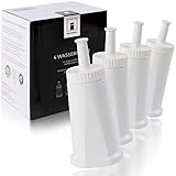 Mio Castello 4x Wasserfilter für Sage / Breville (TÜV SÜD geprüft) - ersetzt Claro Swiss SES008 BES008 für SES990 SES876 SES878 SES980 SES880 SES920 SES810 BES990 BES980 BES878...