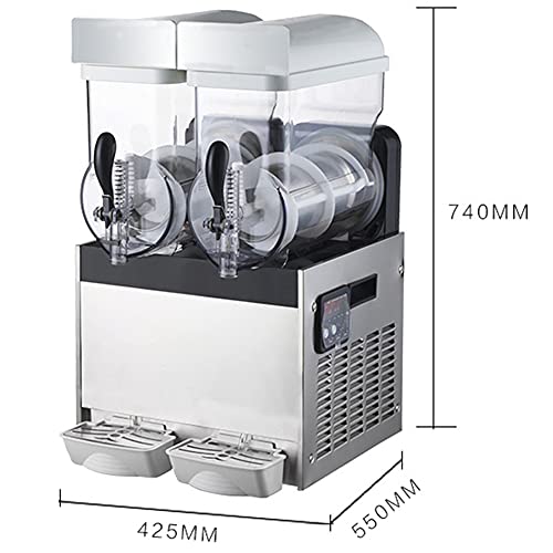 RSTJ-Sjef 700W 30L Spender Für Gefrorene Getränke Kommerzielle Slushy-Maschine, Edelstahl-Schneekegel-Slush-Maker… – Bild 5