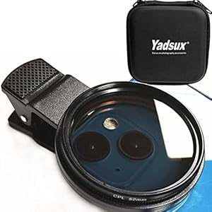 Yadsux 52mm CPL-Filter für Smartphones
