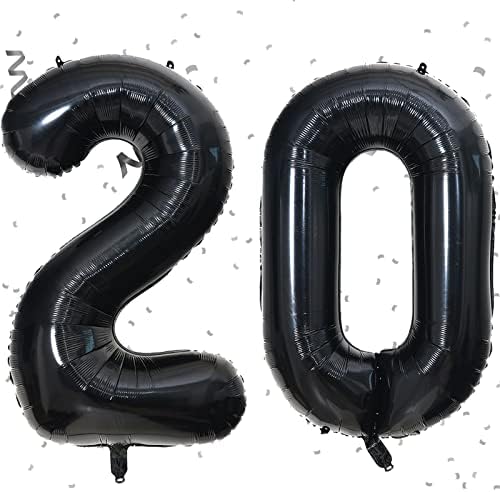 30th Birthday Balloon Number Party Balloons, 2 pcs Gold 3" and 0" Foil Helium Balloons for Birthday Party, 40inch Foil Mylar Big Number Balloons for Anniversary Supplies Decorations (Gold Number 30)