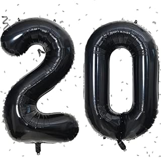 30th Birthday Balloon Number Party Balloons, 2 pcs Gold 3" and 0" Foil Helium Balloons for Birthday Party, 40inch Foil Mylar Big Number Balloons for Anniversary Supplies Decorations (Gold Number 30)