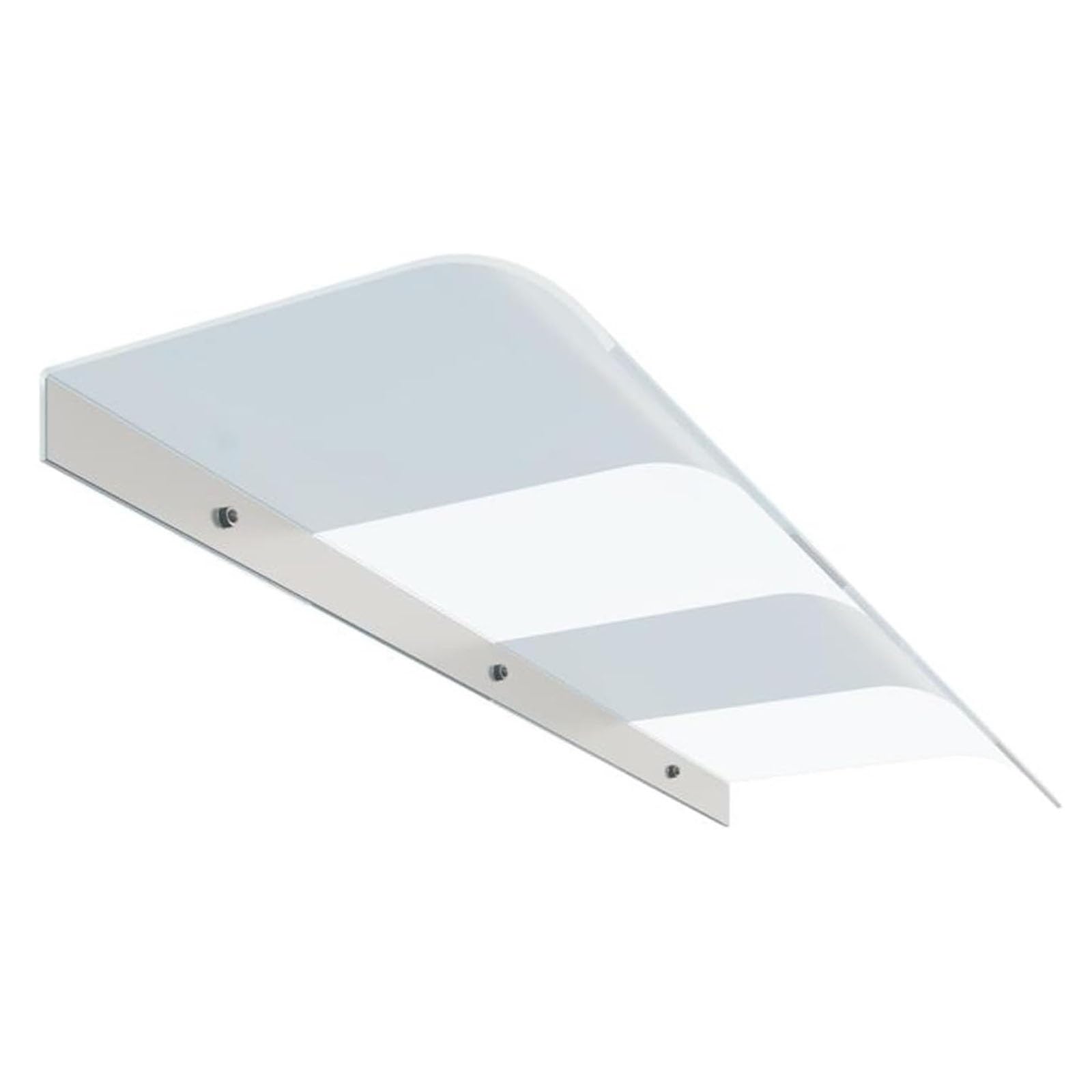 Markiza na drzwi wejściowe, przezroczysty zewnętrzny namiot na patio, namiot zewnętrzny, poliwęglan, ochrona przed deszczem UV (półprzezroczysty A, 40 x 120 cm)
