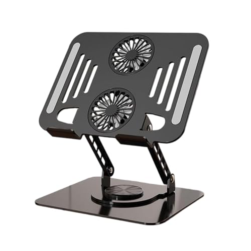 Soporte para ordenador portátil | Soporte giratorio elevador para escritorio | Base de refrigeración portátil para Notebook Adultos Casa Oficina Universidad | Escritorio Dormitorio Escritorio Viaje