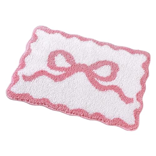 BNF®Bath Rug Water Absorbent Toilet Rug Soft Washable Irregular Shape Shower Mat S Pink|Home & Garden |Bath|Bathmats Rugs & Toilet Covers