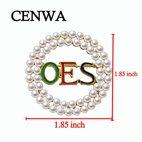 CENWA Pearl Beads Brooch Pin Sorority Jewelry Sorority Gifts2