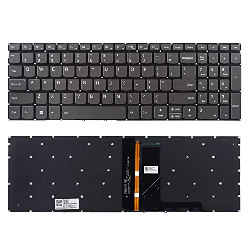 SUNMALL Replacement Keyboard with Backlight Compatible with Lenovo Ideapad 3-15ADA 3-15ARE 3-15IGL 3-15IML 330S-15ARR 330S-15AST 330S-15IKB S340-15API S340-15IWL.V130-15IGM