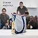Ziploc Slider Storage Gallon Bag, Great for Grab-and-go Snacking, Tailgating or homegating, 20 Count- NFL Indianapolis Colts