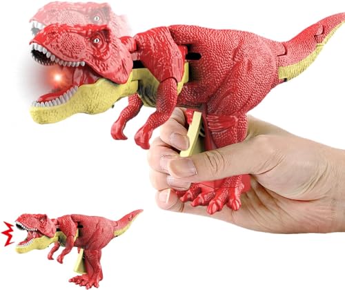 Dinosaur Toys - The T-Rex Dinosaur Figure Set Toy with Biting Roaring Function, Simulation Sound Effect Will Shake Head Swing Tail Realistic Actions Best Gift for Kids (Color As per Stock )