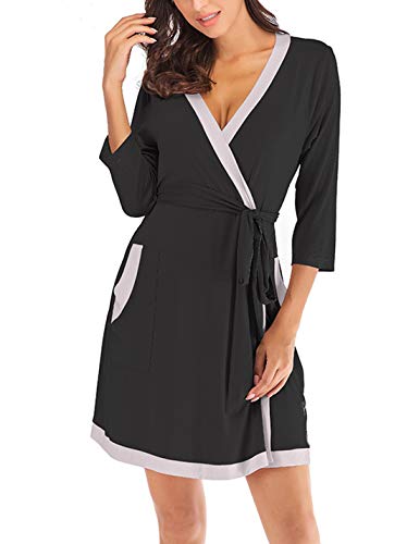 バスローブ レディース ブラックの通販 価格比較 価格 Com