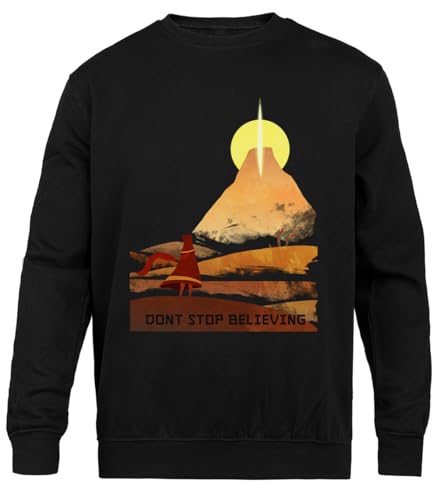 Pull ras du cou noir unisexe classique vêtement basique pour adulte