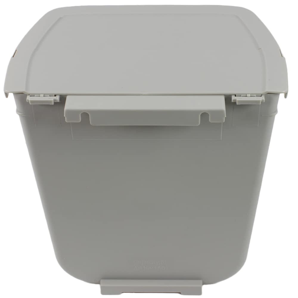 Generisch Poubelle pliable 4 à 8 litres pour caravane, camping-car, camping, caravane, bateau - Gris/anthracite