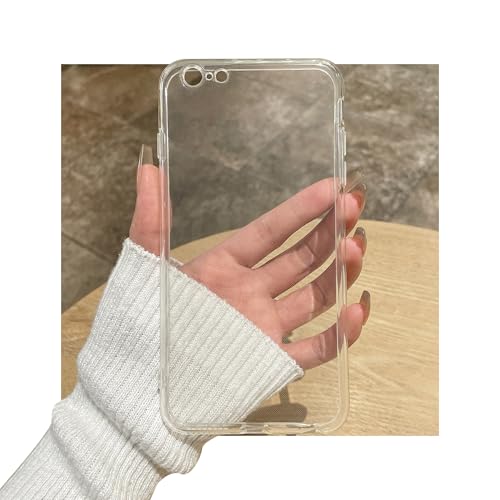 CIBAU YANG Clear Case for iPhone 6/6s case.Soft Phone Cover Slim Light Full Protection Shockproof (Clear, for iPhone 6/6s)