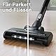 Bosch Hartboden-Softdüse mit LED-Beleuchtung BHZUHFN, geeignet für Unlimited 6, 7 und 8 Akku-Staubsauger, ideal für Parkett und Fliesen, sanfte Reinigung, Original-Zubehör, langlebig, schwarz