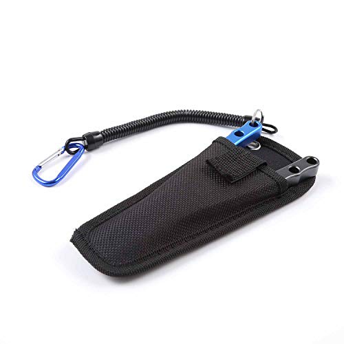 Entsport Saltwater Fishing Pliers with Aluminum Handles and Stainless Steel Jaws Multi Function Fishing Pliers with Sheath Lanyard Braided Fishing Line Cutters Fish Hook Removal Tool (Blue&Silver) - Thumbnail 5