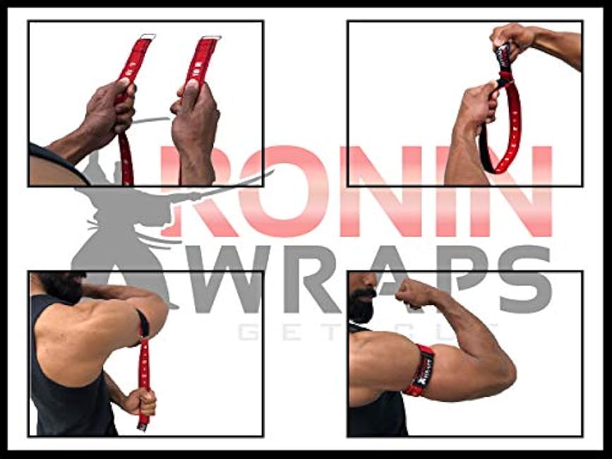 Ronin Wraps Razor Edition | Rigid BFR Occlusion Bands for Upper Body Training | Blood Flow Restriction Workouts