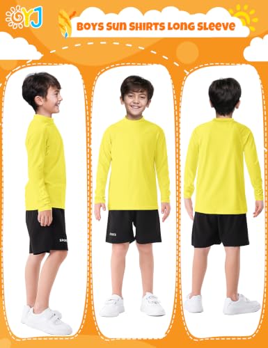 Image of Boys Rash Guard Swim Shirt Long Sleeve Rashguard UPF+ 50 SPF Sun Water Surfing Shirts for Toddler Kids Youth Teen 2T-16Y