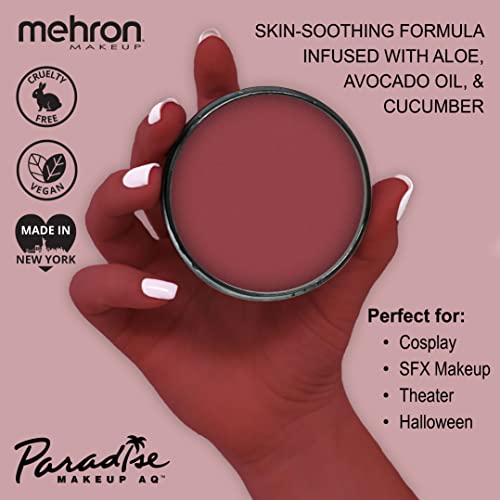 Image of Mehron Makeup Paradise Makeup AQ Pro Size | Stage & Screen Performance, Face & Body Painting, Beauty, Cosplay, and Halloween | Water Activated Face Paint, Body Paint 1.4 oz (40 g) - Porto