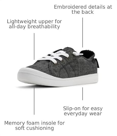Roxy Women's Bayshore Canvas Slip-on Sneaker