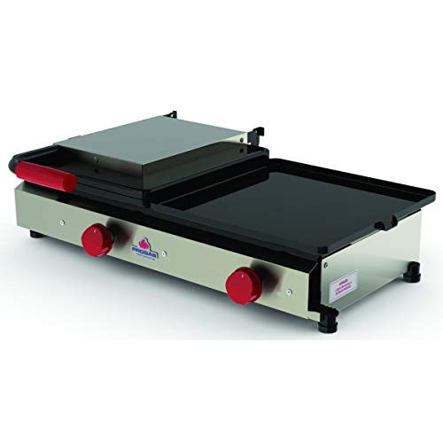 Sanduicheira Dupla Grill Inox Chapa Para Lanches Hamburguer Progas