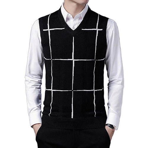 Gilet sans manches en cachemire homme anti-froid chic