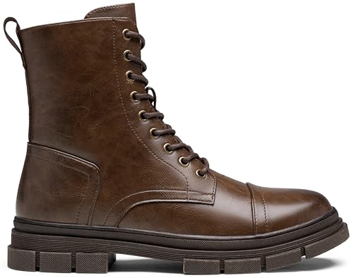 Image of Jousen Men's Boots Fashion High Top Motorcycle Boots Waterproof Boots for Men