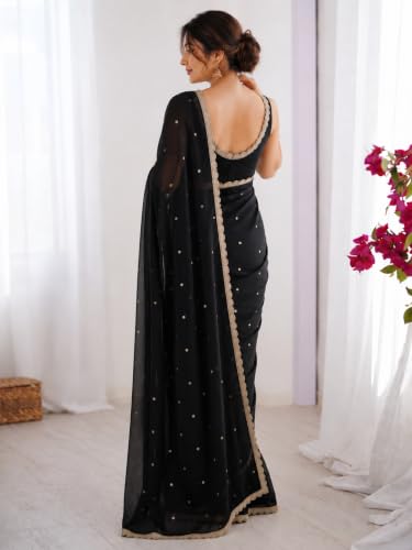 Image of Yashika Women's Rangoli Silk Blend Saree with Blouse Piece for Traditional Ethinic Wear Sari